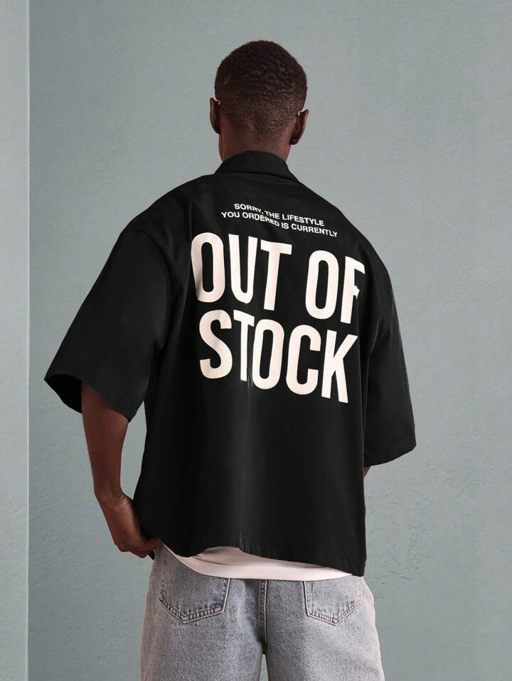 Sobrecamisa Negra Out Of Stock