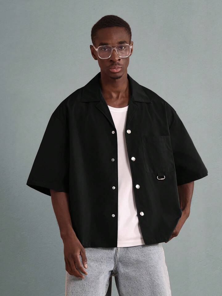 Sobrecamisa Negra Out Of Stock