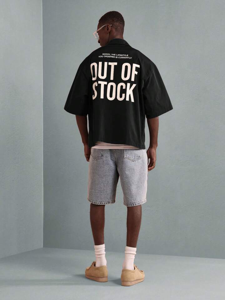 Sobrecamisa Negra Out Of Stock