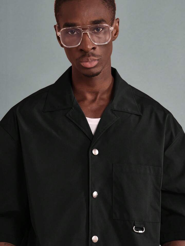 Sobrecamisa Negra Out Of Stock
